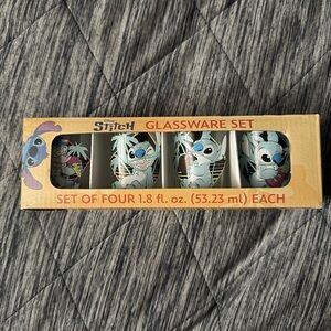 Stitch Glassware Set of Four